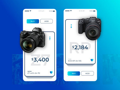 DSLR camera app app design application application design designbold interface material mobile mobile app mobile app design mobile design mobile ui offer page product ui ui design user interface user interface design weeds