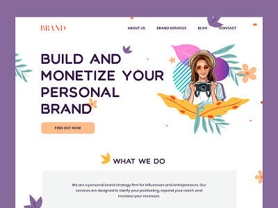 Branding agency branding design system grid illustration inspiration interface landing page ui ux website