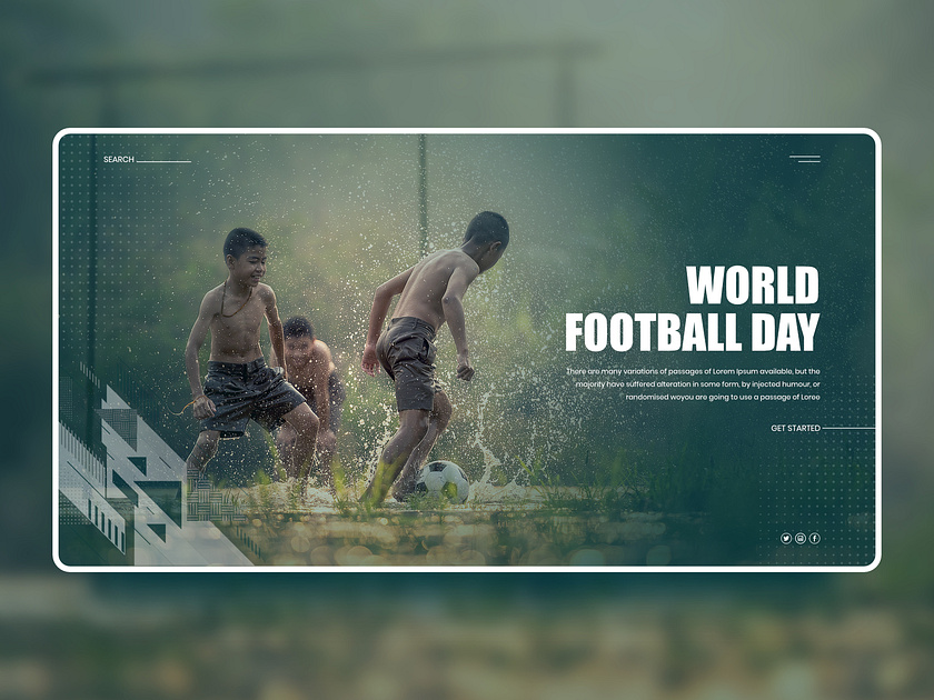 World Football Day by Ajmal Sainudeen on Dribbble