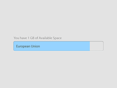 The EU Has 1 GB of Free Space