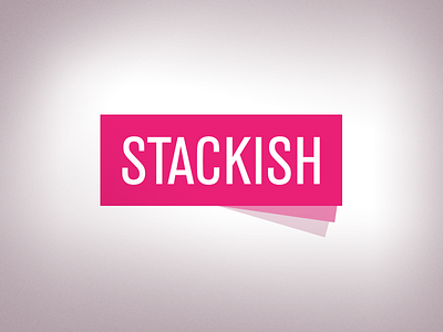 Stackish Logo Final (v3) brand logo logotype mark pink rectangle software stackish website
