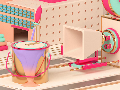 Creative City - City 1 3d animation 3d art art direction motiondesign video