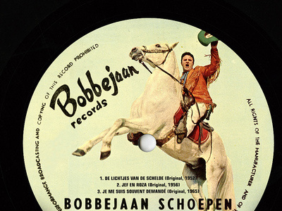 Bobbejaan Vinyl Record Label record label vinyl