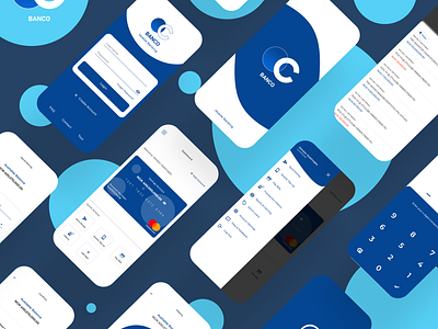 UI for a Mobile Banking app app branding design mobile design ui ux