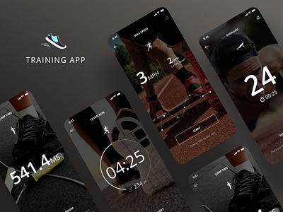 Training App app application concept mobile mobile app mobile ui sport training training app ui ui design ux ux design