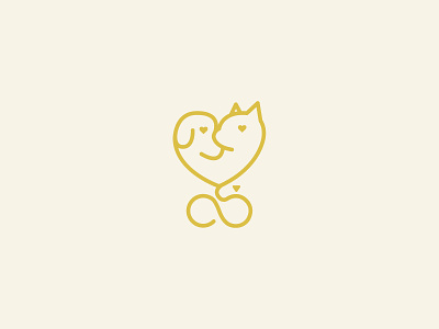 Forever And Ever - Wedding cat dog icon infinity sign wedding wedding logo wedding rings