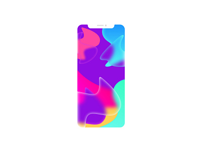 iPhone XS - Background background colors glows gradient gradient background ios iphone xs