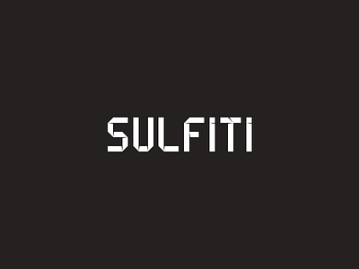 Sulfiti Logo brand brasil brazil identity logo mark sulfiti typography