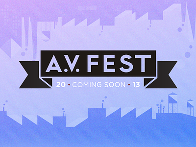 A.V. Fest Sneak Peek branding graphic design logo