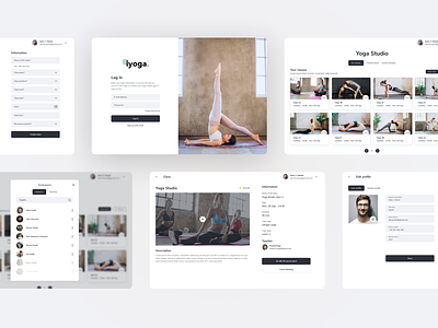Yoga Desktop App app design desktopapp graphic design ui ux web webdesign website yoga