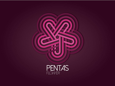 PENTAS FLOWER LOGO branding flower illustrator logo pentas pentas vector