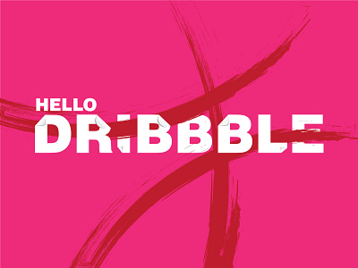 hello dribbble dribbble flat hello hello dribbble illustrator typography