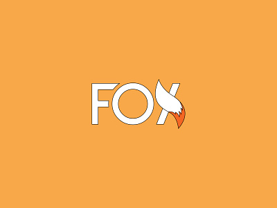 Fox Logo fox fox logo logo logo design typogaphy