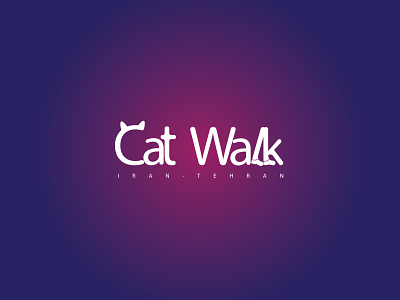 Cat Walk branding cat catwalk fashion flat design iran logo logo design tehran walk