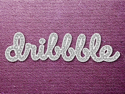 typo lace branding dribbble flat knit lace logo typography yarn