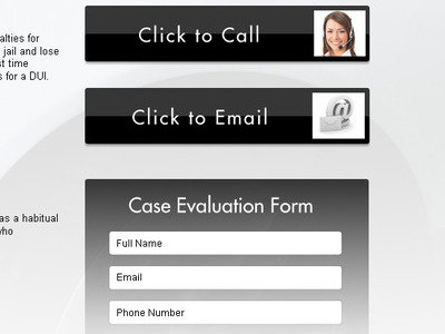 Law Firm Redesign CTA and Form css html photoshop