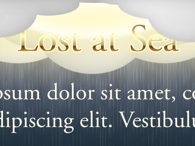 "Lost at Sea" WordPress Theme