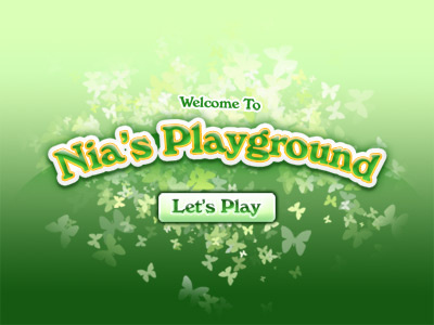 Nia's Playground - Home Screen