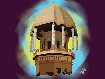 Valluvar Kottam chennai illustration