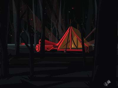 Night Effect Background illustration