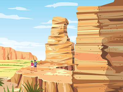 Desert Background illustration