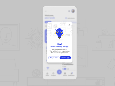 DailyUI 16 :: Pop-up/Overlay app dailyui dailyuichallenge dailyuiladies design pop up popup smarthome ui ux