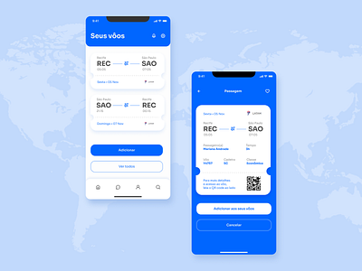 DailyUI ::24 :: Boarding Pass