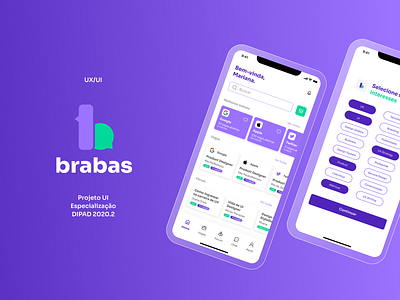 App brabas app branding design illustration jobs ui ux womans