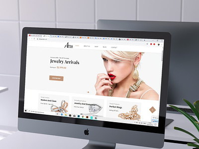 attias jewerly branding design illustration jewerly logo ux web webdesign website
