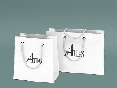 ATTIAS jewerly branding design jewerly logo template ux vector web webdesign