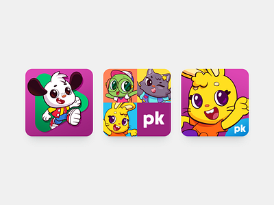 ASO | Ícones PlayKids App app app store optimization aso design digital design icons