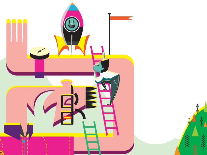 4th Annual Special Education Summit design brochure illustration