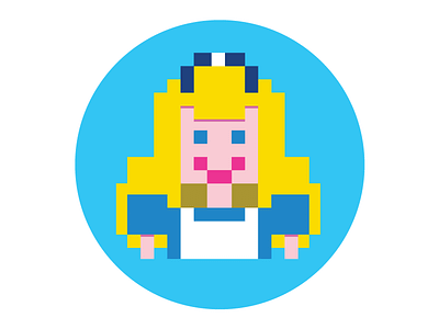 Alice In Pixels Identity branding graphic design identity logo mark