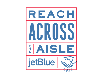 Reach Across The Aisle 3 badge handshake logo stamp