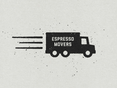 Espresso Movers icon logo lost type lost type co op truck type