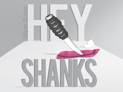 Shanks Slater! debut illustration shanks thanks vector