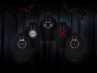 Dark Gothic Hoodie Design art dark design gloom gloomy gothic hoodie product shadows weird