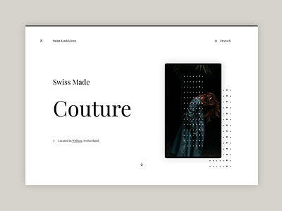 sk apparel branding consulting couture fashion homepage minimalism responsive