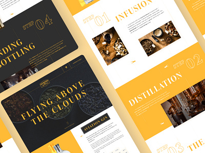 AMERICAN GIN - Landing page alcohol branding design figma gin luxury ui ux ux ui design