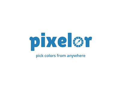 Pixelor.io Logo color picker logo simple