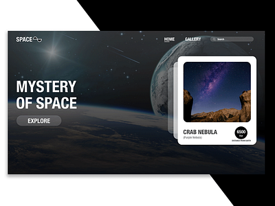 Space animation branding design icon illustration ux web website