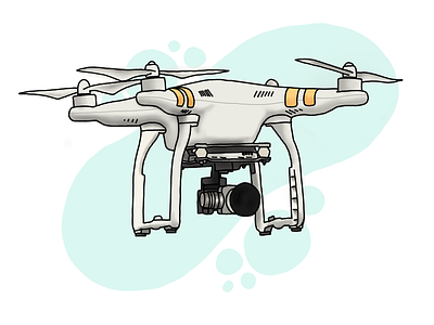 DJI drone adobe design drawing drone illustration illustrator vector