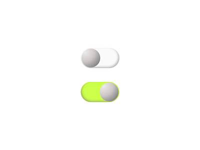 On/Off switch button design button states clean ui daily ui 015 daily ui challenge switch button
