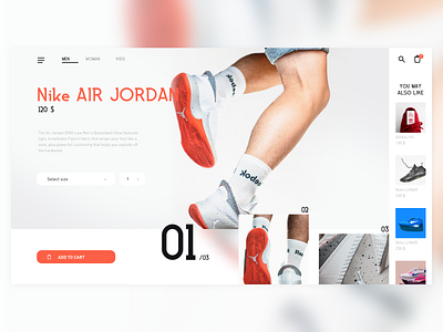 Nike ecommerce design ecommerce jordan nike nike air shop shop design typography ui ux web
