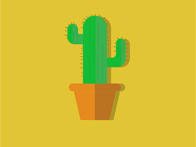 Cactus adobe illustrator art cartoon illustration design