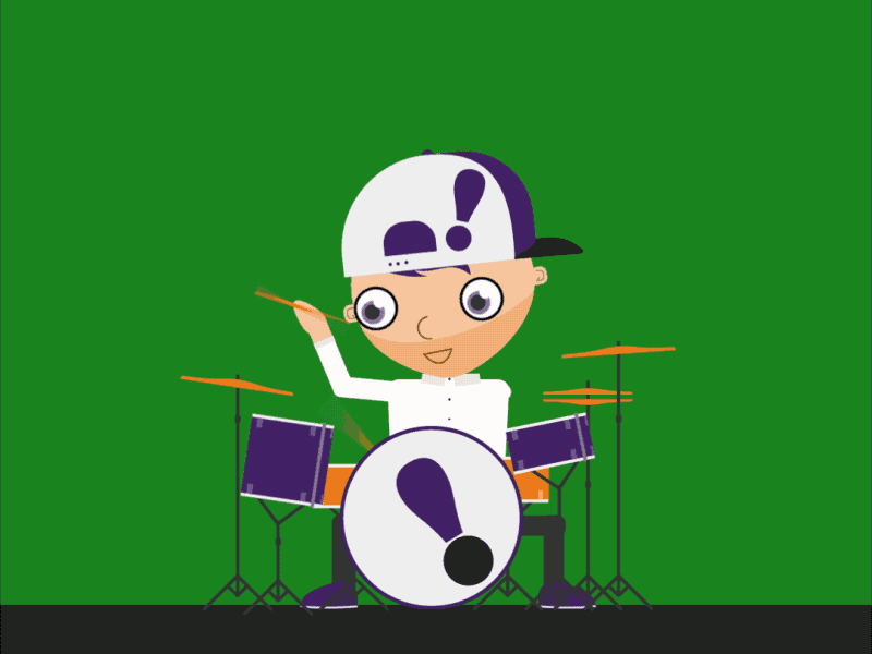 Drummer ae after effects animation drummer gif looping gif