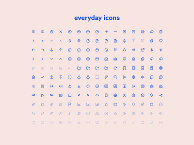 everyday icons