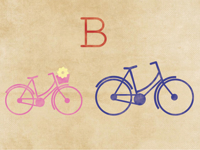Baby shower invites bikes simple icon baby shower invites bicycle retro flower