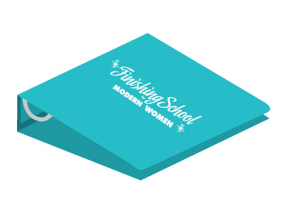 Modern Woman Notebook trapper keeper binder notebook