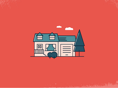 Just a house house illustration vector
